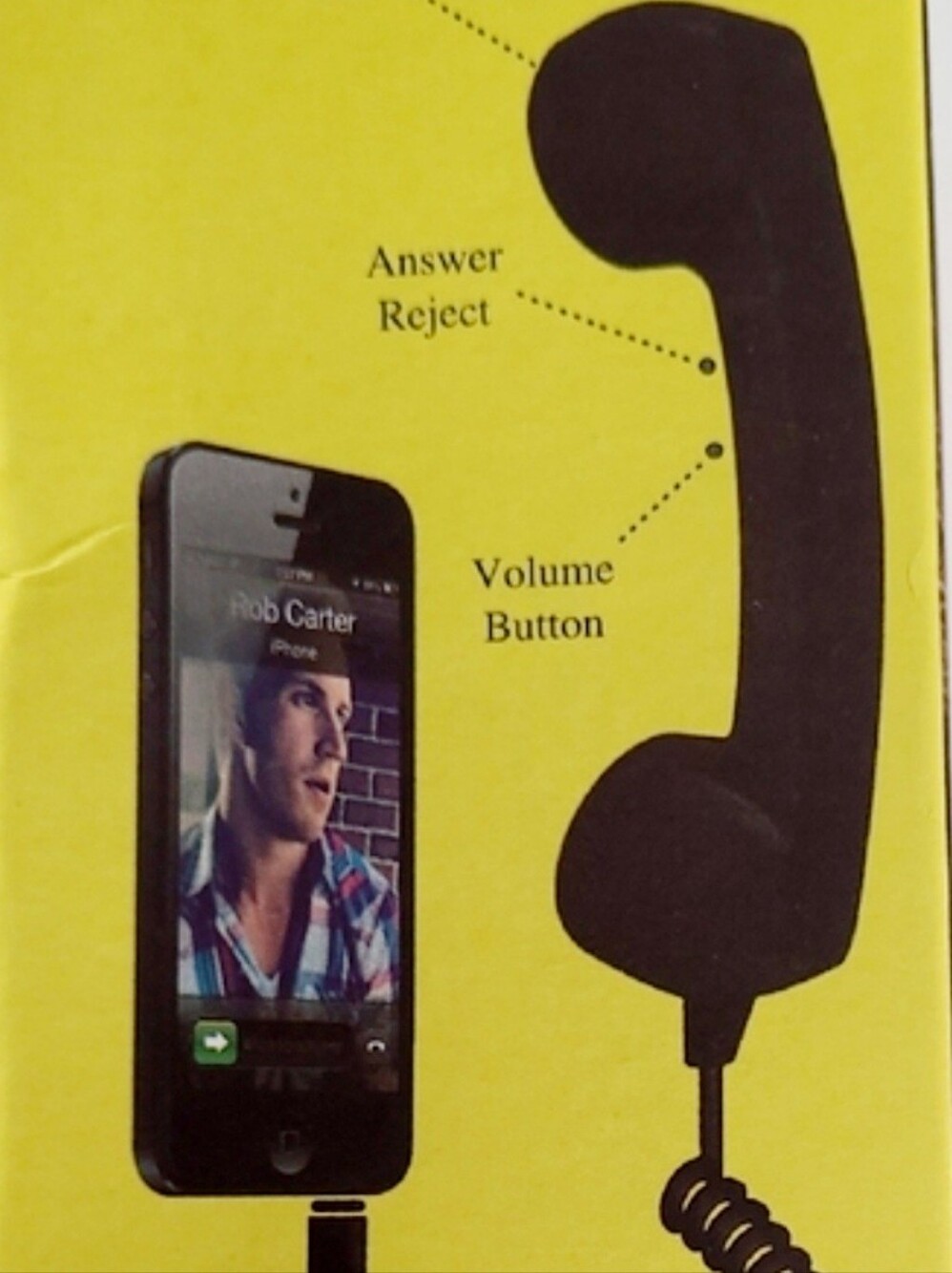 Retro Phone Handset For Mobile Phones Or Computers New